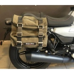 Borse laterali modello Canvas Moto Guzzi V7