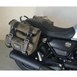 Borse laterali modello Canvas Moto Guzzi V7